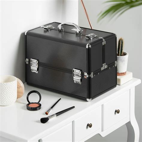 large metal makeup box|extra large makeup organizer bag.